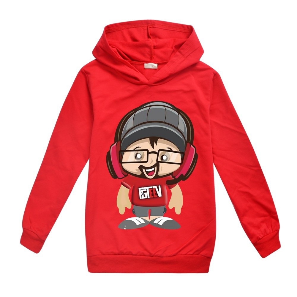 TB2 FGTEEV Heroes วิดีโอเกม Youth Hoodies GTA สไตล์เสื้อสเวตเตอร์บางด้านบน
