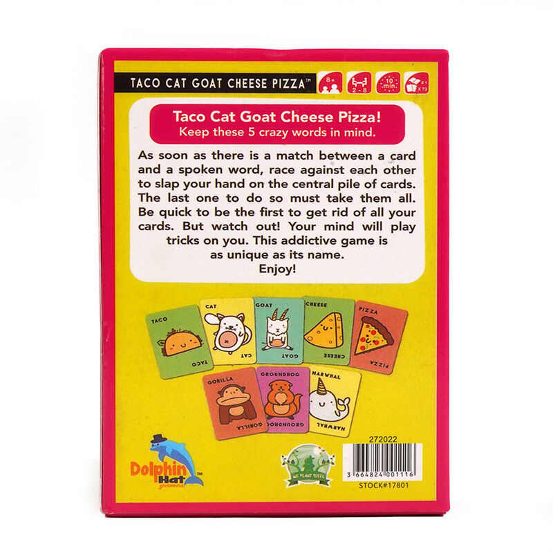 Taco Cat Goat Cheese Pizza การ์ดเกมปาร์ตี้เกม UGGE