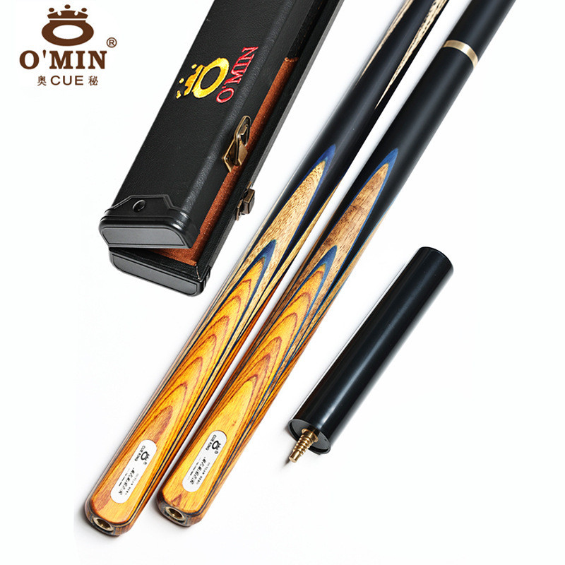 คิวสนุ๊กเกอร์สีดำ OMIN Mystery Bumblebee สำหรับมินิบิลเลียด ขนาดหัว cue สั้นและใหญ่