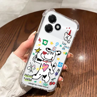 Case For Oppo A6C 5G 2026 เคส สำหรับ A6Pro A6 4G/5G A6X โปร่งใส กันกระแทก Hard Shell เคสโทรศัพท์ 004