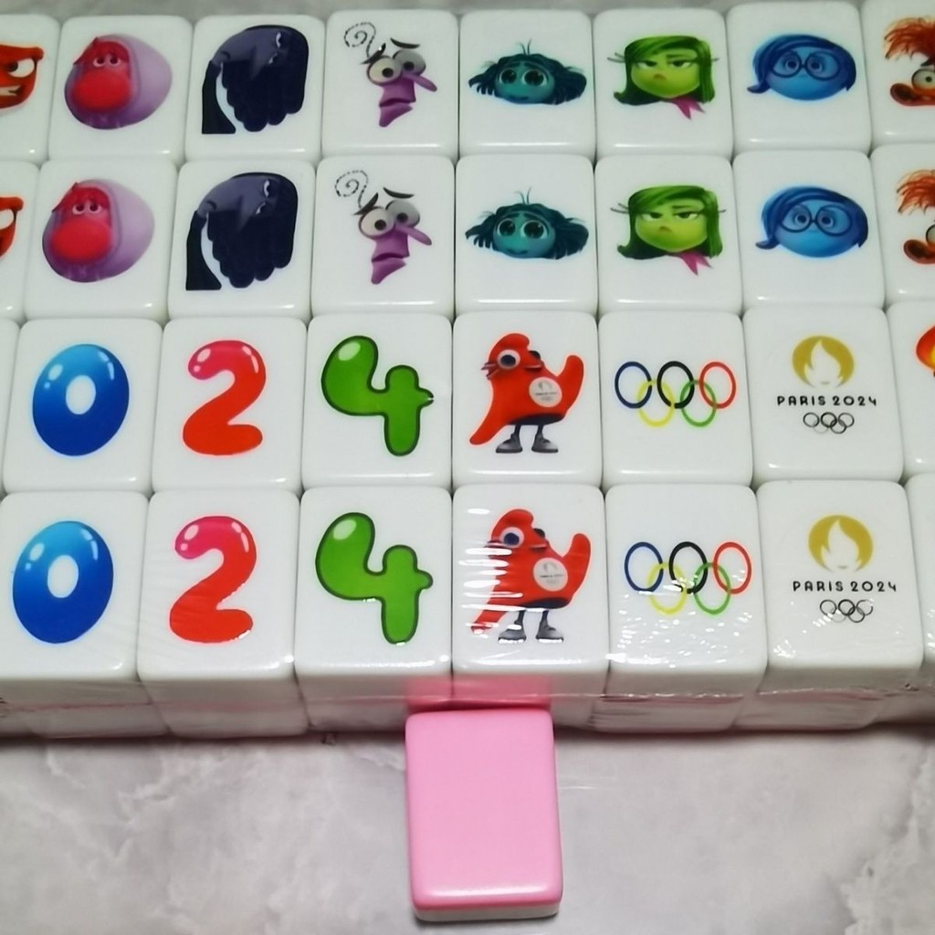 สินค้าใหม่ข้ามพรมแดน ins Mahjong Valley Mahjong Mahjong Mahjong Push Puzzle Board Game Cartoon Famil