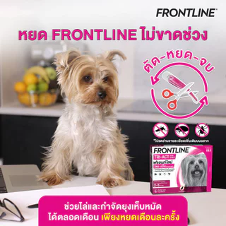 Frontline TRI-ACT [แท้💯] สำหรับสุนัข หยดตรงจุด หยุด ยุง เห็บ หมัด (แบ่งขาย/ยกกล่อง)