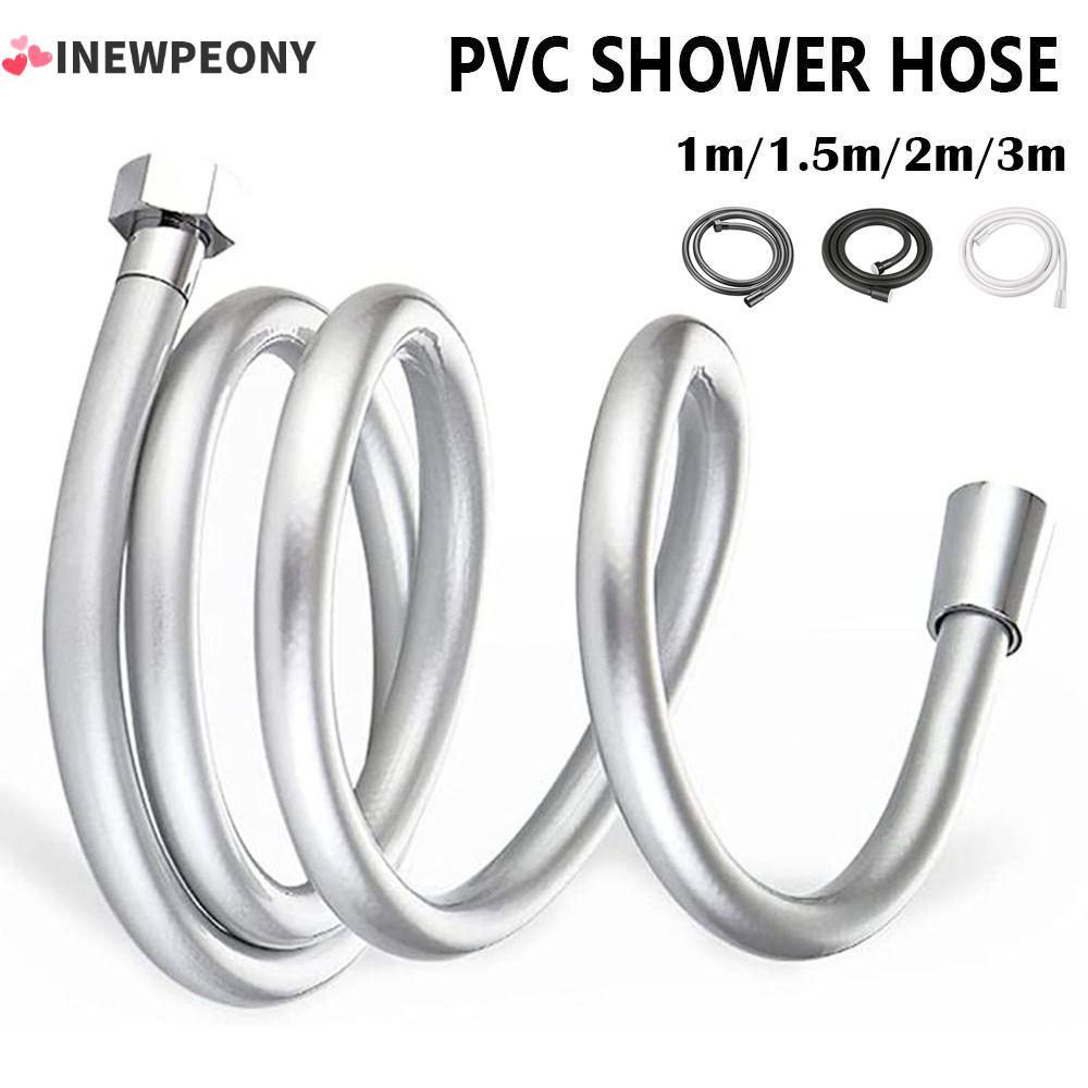 INEWPEONY ท่อขยายฝักบัว, Anti Winding PVC หัวฝักบัวแบบใช้มือถือ, Professional -proof Universal สเปรย์แรงดันสูงท่อน้ําห้องน้ํา