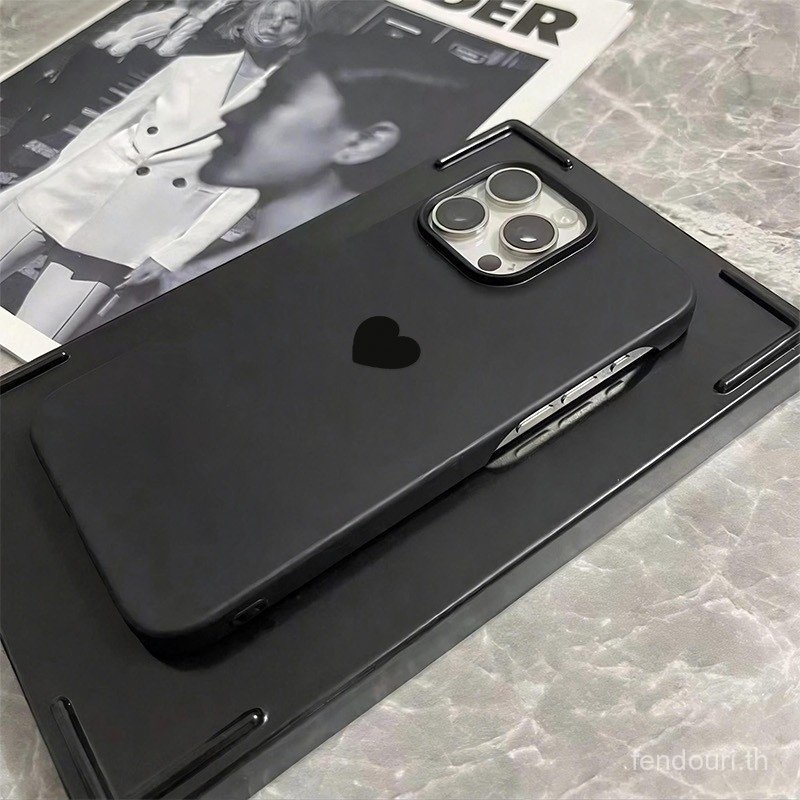 A Love Lucky สไตล์ความรู้สึกเฉพาะดีครึ่งแพ็คเคสนุ่มเหมาะสําหรับ iPhone 17promax 12 15pro 16 17pro 11 13pro 14plus 15 เคสโทรศัพท์กันกระแทก