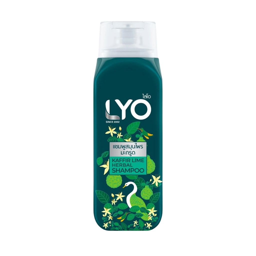 ไลโอ แชมพูสมุนไพรมะกรูด (LYO Kaffir Lime Herbal Shampoo 200ml.)