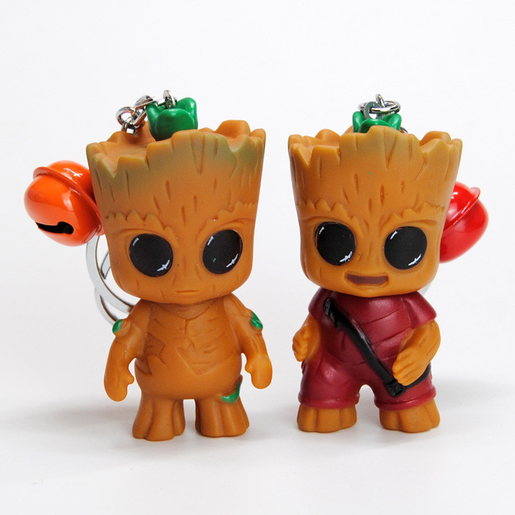 พวงกุญแจอนิเมะ Tree Man Groot ออกแบบใหม่ สำหรับคนรักภาพยนตร์