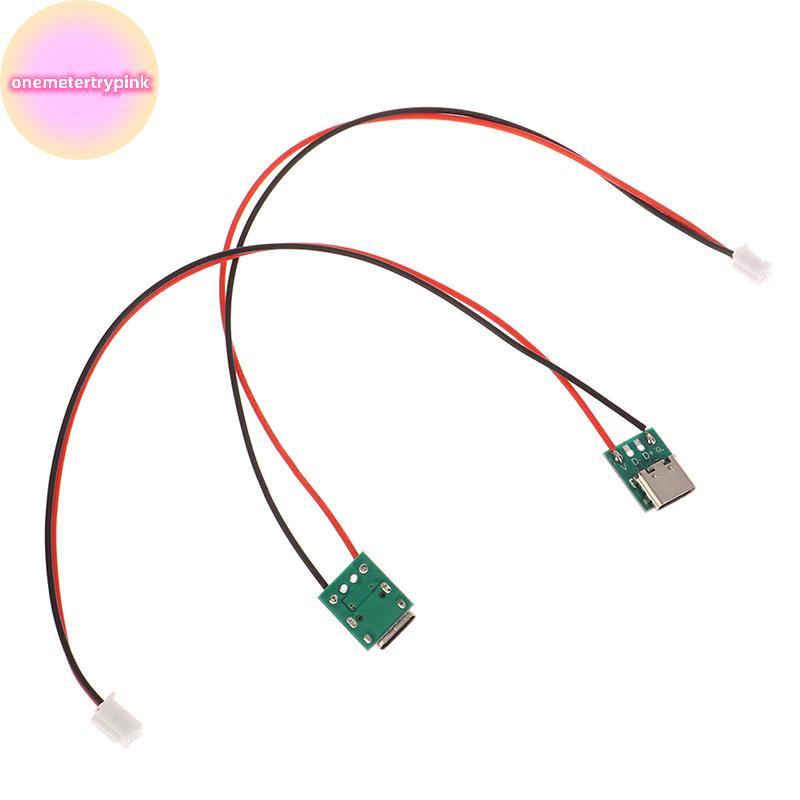 ONEPINK Type-c PCB พร้อมอะแดปเตอร์แปลง Cabel Micro USB เป็น DIP หญิงเชื่อมต่อ Breakout Board สายชาร์จบัดกรีบอร์ด Soet .