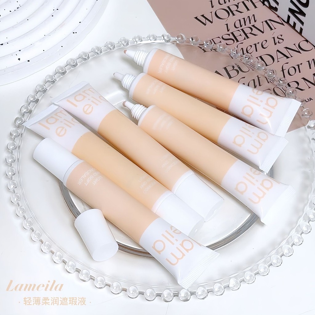my-shop: บีบีครีมคอนซีลเลอร์ ครีมรองพื้น คุมมัน ปกปิดดีเยี่ยมเนื้อบางเบา-ขนาดเล็กจัดเก็บสะดวFD3801