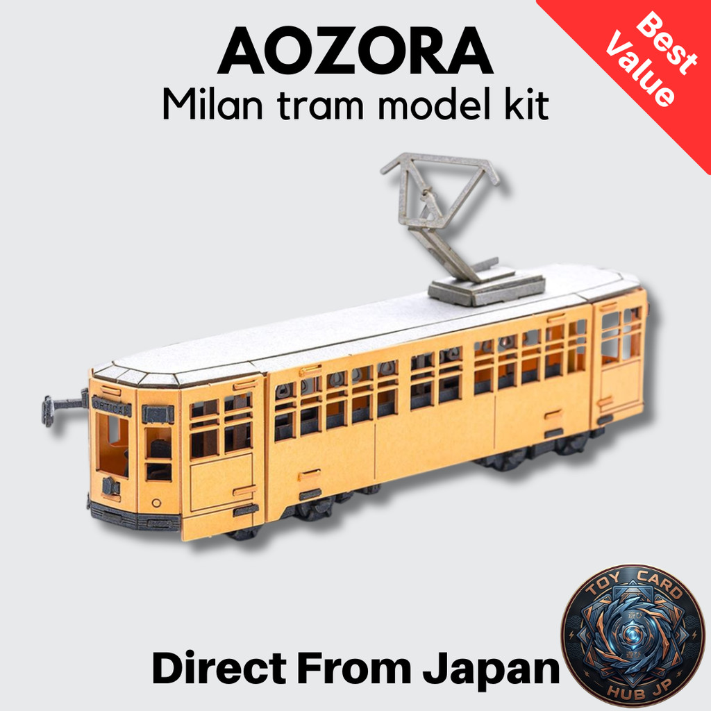 Aozora Travelers Craft Milan Tram Model Kit TC-04
