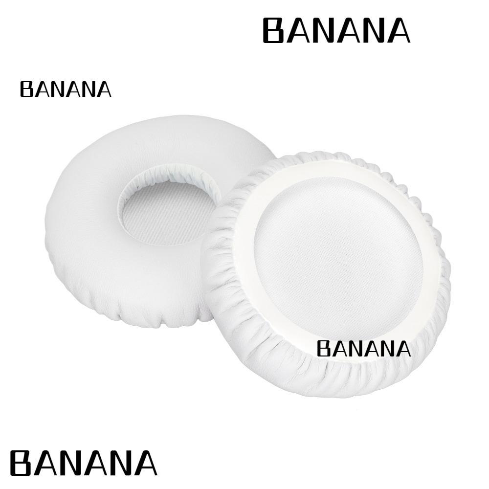 BANANA1 2PCS เปลี่ยนแผ่นรองหูฟัง,นุ่มและสะดวกสบายหนังเสียงแยกหูเบาะ,สําหรับ E40 E40BT หูฟังไร้สายบลู
