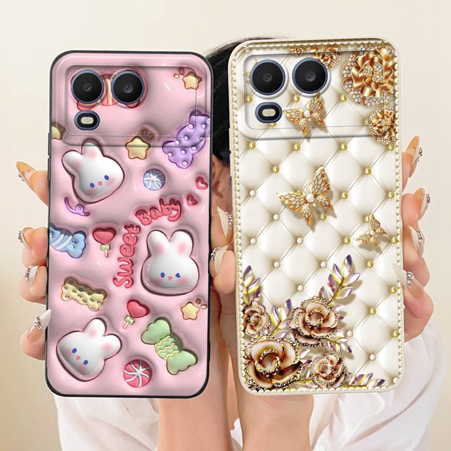 สําหรับ Itel A200 / Itel A200 + ผีเสื้อน่ารักการ์ตูนเคสโทรศัพท์สําหรับ ItelA200 200 Plus 2026 Shell 