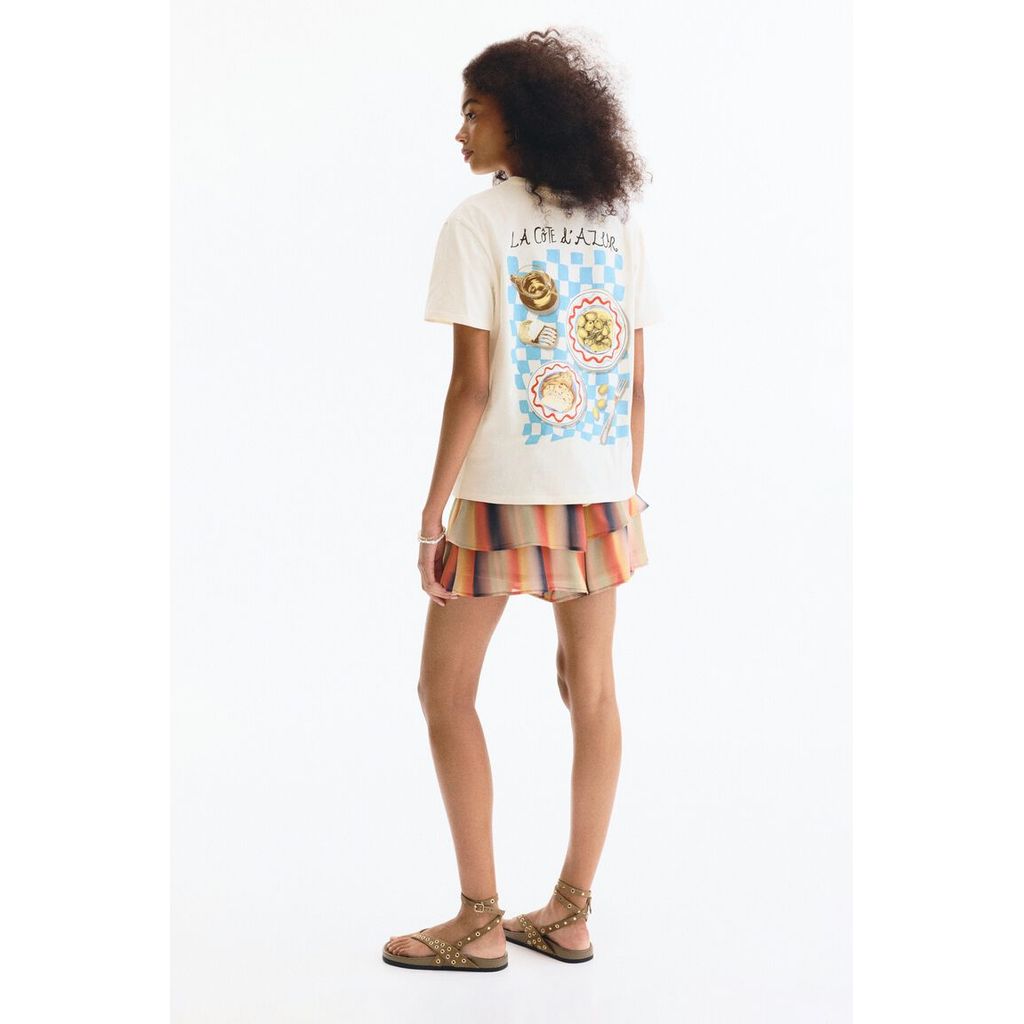 H&M(เอชแอนด์เอ็ม) เสื้อยืดตกแต่งแอปพลิเค้ ผู้หญิง 1329550_3