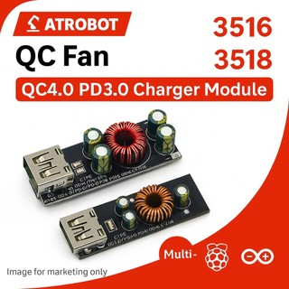 QC4.0 PD3.0 USB Fast Charge 3516 3518 Module with PD3.0 PPS QC QC3.0 SCP FCP AFC 2.4A Input 6-35v LED Indicator Anti-Rev