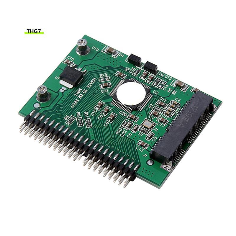 Belinda7MSATA SSD ถึง 44 Pin IDE Converter อะแดปเตอร์ As 2.5 นิ้ว IDE HDD PCI E Express Sata อะแดปเตอร์แปลงสําหรับแล็ปท็อป
