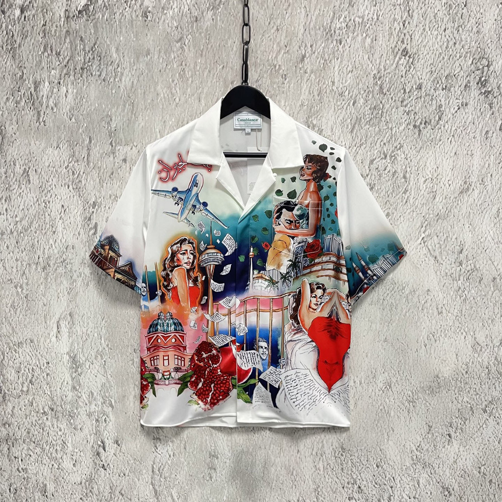 KCNV CASABLANCA Movie Hawaiian-style vacation couple's Hawaiian shirt