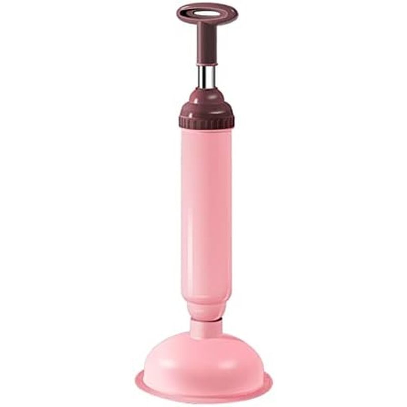 Heavy Duty Toilet Plunger Telescoping Aluminum Handle All-Angle Design Toilet Clog Remover Universal