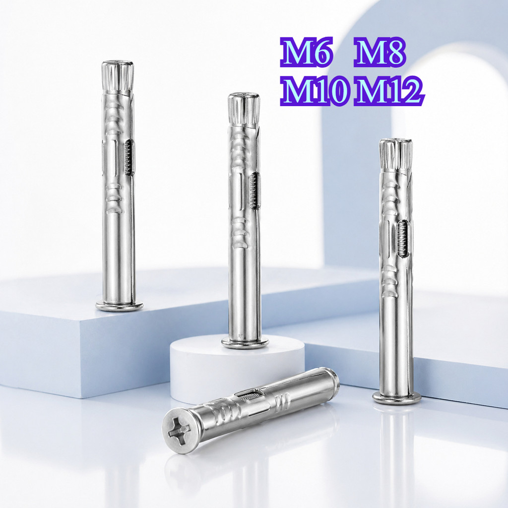 พุกเหล็กหัวจมแฉก สแตนเลส 304 Countersunk Expansion Bolt M6-M12【WY1】