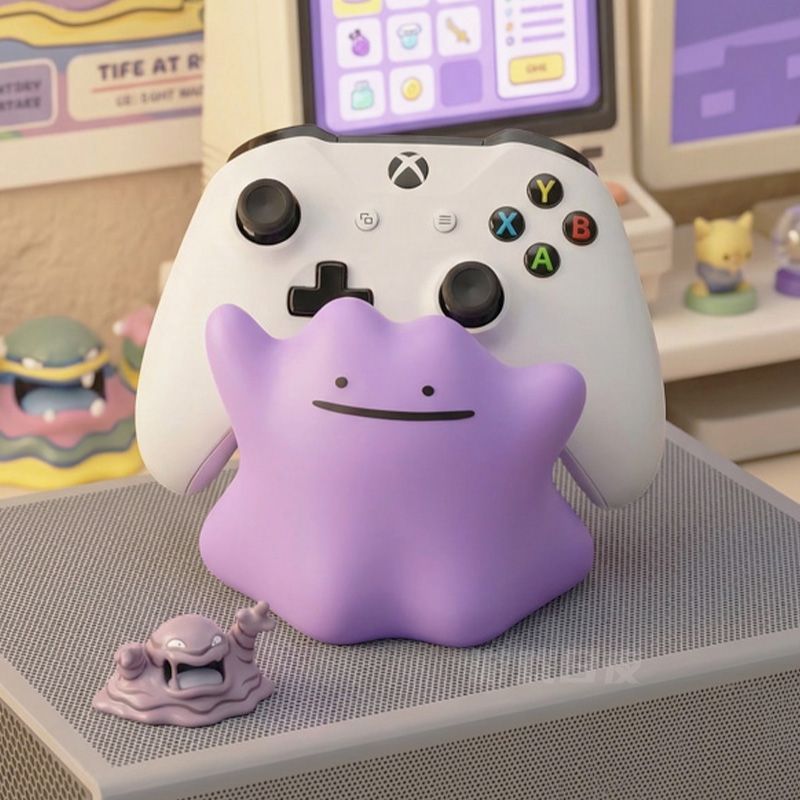 ที่วางจอยเกมรูปตัวการ์ตูน สีม่วง สำหรับวางจอย Xbox หรือคอนโทรลเลอร์