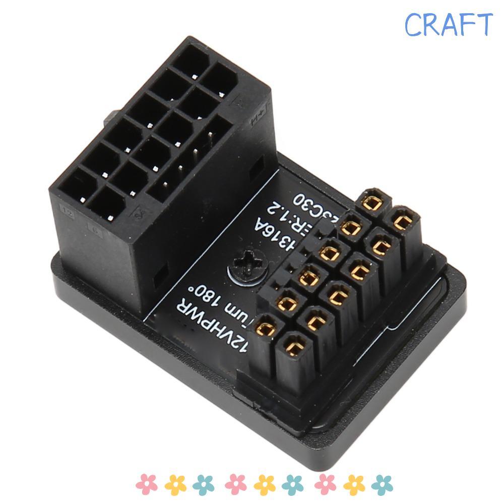 ICRAFT GPU Power Adapter, 180 องศามุม Plug และ Play GPU PCIe Connector, ทนทาน PH316 TypeA 12+4 Pin P