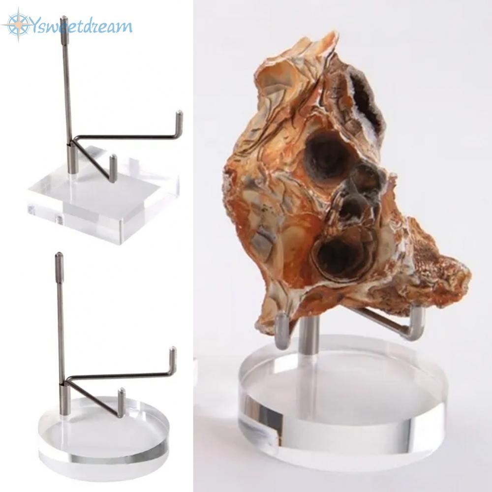 【SWTDRM】Stainless Steel Adjustable Display Easel Perfect for Geodes and Fossils Showcase