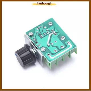 [hushcorgi] หรี่ไฟ 220V 2000W ตัวควบคุมความเร็ว สวิตช์หรี่ไฟ เครื่องปรับแรงดันไฟฟ้าอิเล็กทรอนิกส์ สต็อกใหม่