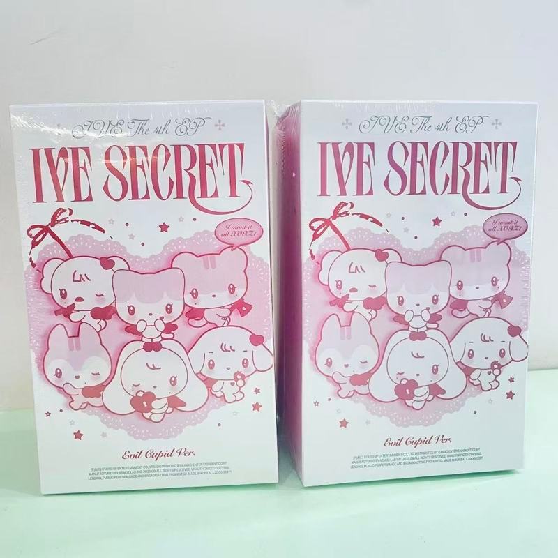 Ive Mini 4 ตุ๊กตาอัลบั้ม ive Fu ตุ๊กตาอัลบั้ม Zhang Yuanying An Youzhen Li Rui ตุ๊กตา ive ตุ๊กตาเปิด