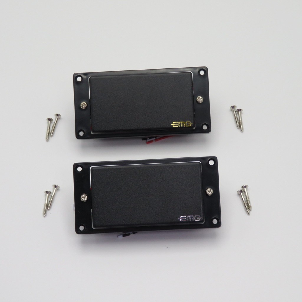 EMG 81/585 ชุดปิ๊กอัพกีต้าร์ Humbucker Active คอและสะพาน สีดํา