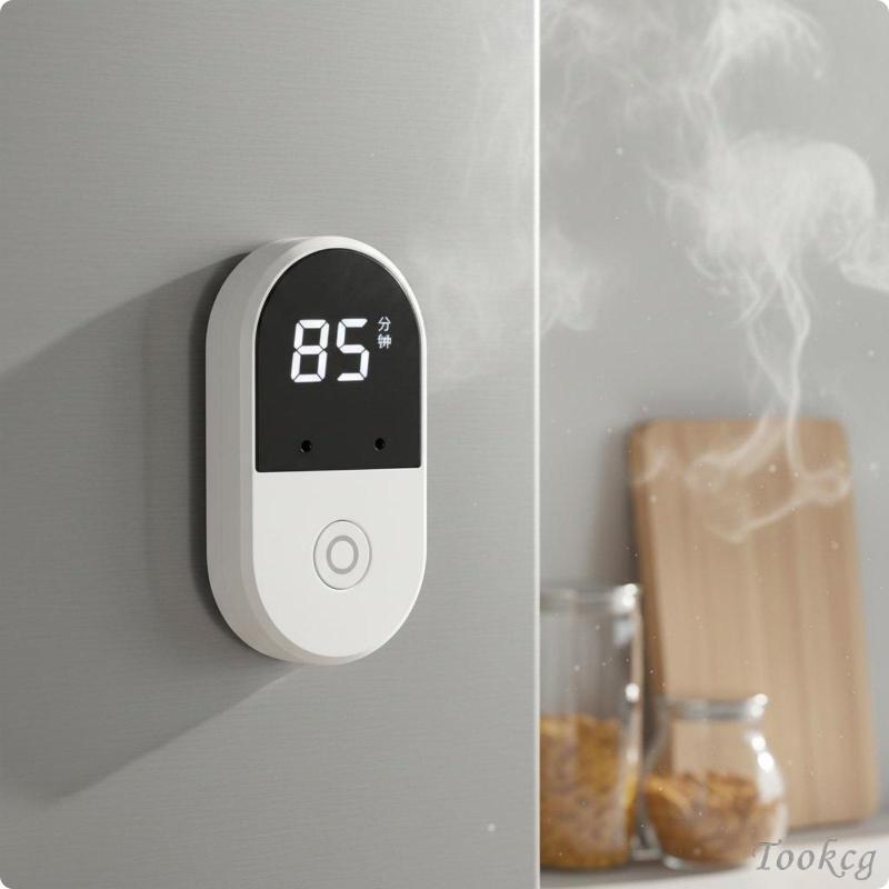 [Tookcg] Smart Voice Timer Mini Learning Digital Kitchen Timer USB ชาร์จแม่เหล็กสําหรับโฮมออฟฟิศห้อง