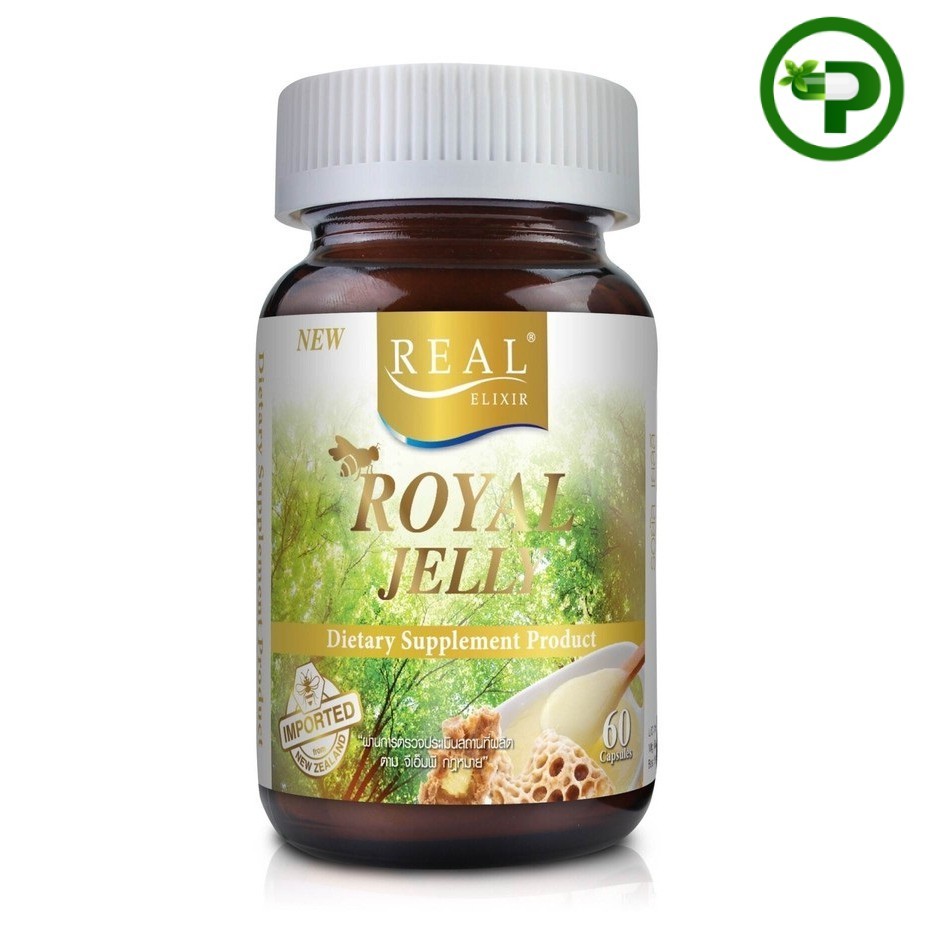 Real Elixir Royal Jelly  เรียล อิลิคเซอร์ รอยัล เจลลี่ นมผึ้ง