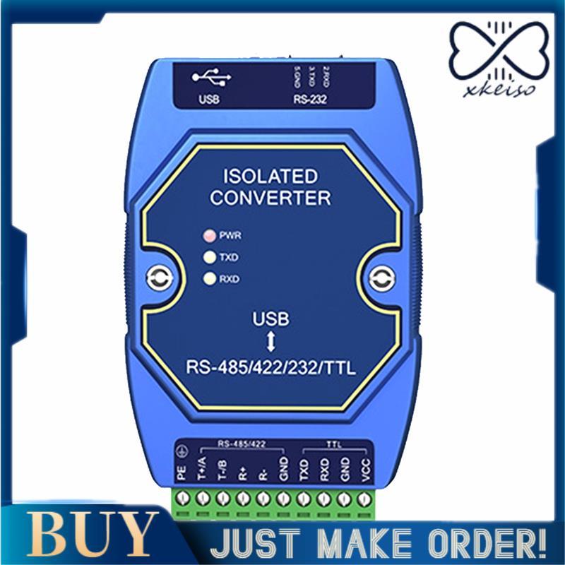 CDSENET E810-U15C USB ตัวแปลงอุตสาหกรรม RS485 RS422 RS232 TTL CH340 Type-C 3.5 V/5 V สัญญาณแยก