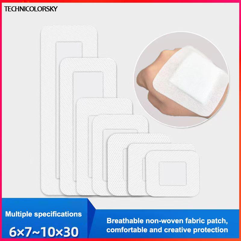 Technicolorsky 10/15/20/30 ชิ้นกันน้ํา Band-Aid Band Wound Dressing ทางการแพทย์ Breathable ปราศจากเชื้อเทปสําหรับว่ายน้ํา Bath Wound Care ปกป้อง First Aid TSY
