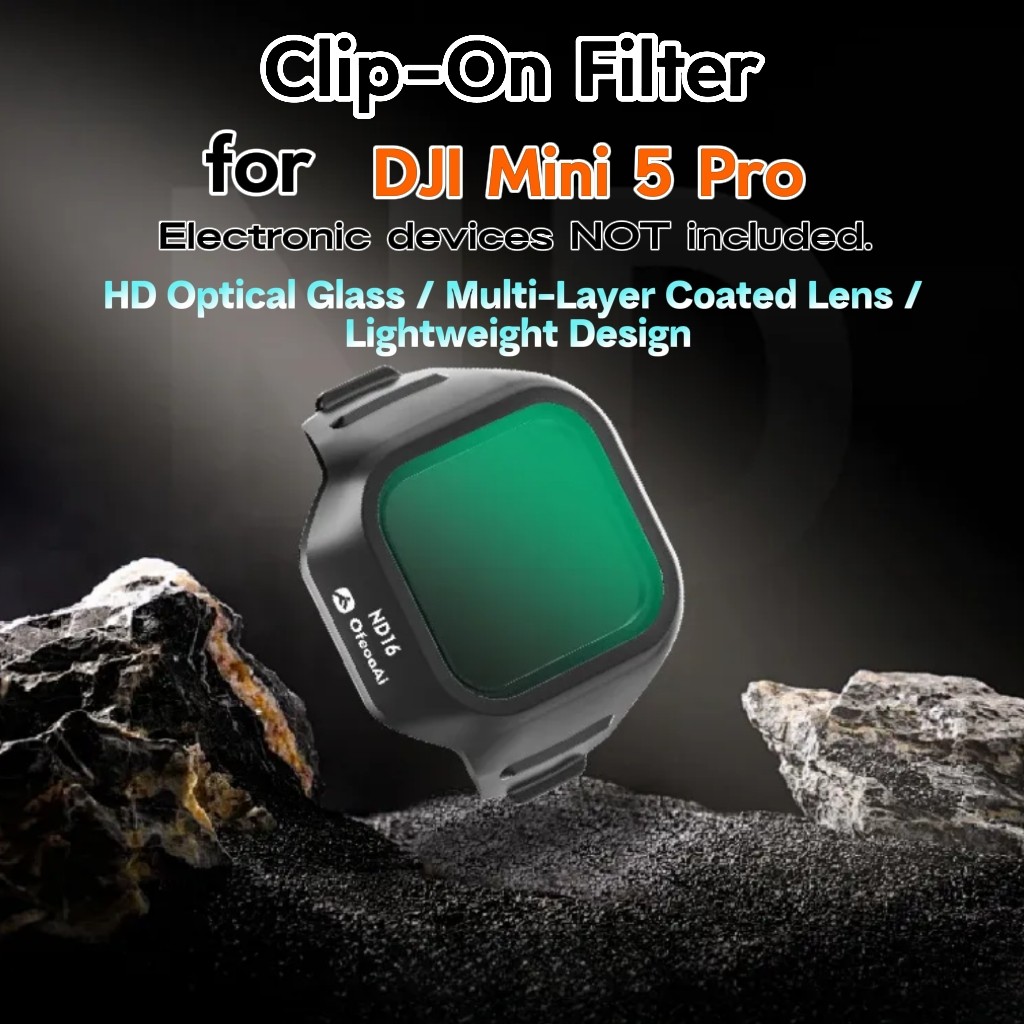 เหมาะสําหรับ DJI Mini 5 Pro Buckle Filter UV Protection ND Light Reduction CPL Polarizer