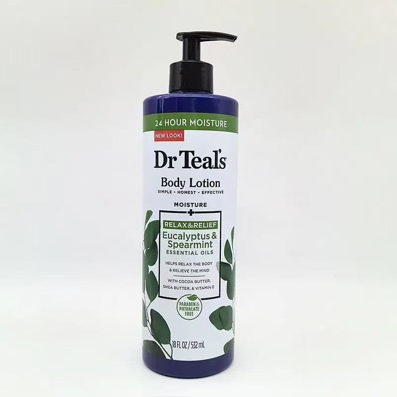 ขายดีขายดีพร้อมสต็อกดร. Teals Moisturizing Soothing Coconut Oil vc Brightening Lavender Nourishing Body Lotion 532ml0122