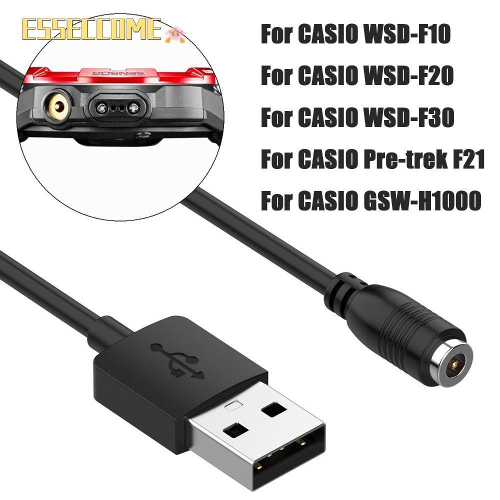 ESSECCOME สายชาร์จ USB, แฟชั่นแบบพกพานาฬิกา, อะแดปเตอร์ชาร์จ Universal Cradle สําหรับ WSD-F10 F20 F3