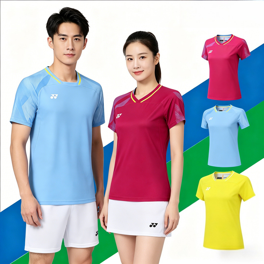 รุ่น 25008 ชุดกีฬาแร็กเกต ไม่จํากัดเพศ | เสื้อและกางเกงขาสั้นแบบแห้งเร็วพร้อมการจัดการความชื้นเต็มรูปแบบสําหรับการแสดง จุดสูงสุด