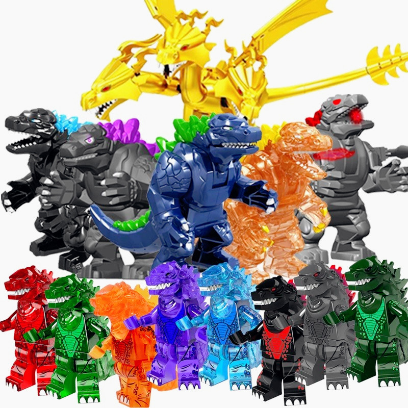 ฟิล์ม GodzillaS Warsly ชุด Mini Action Building Blocks รูปของเล่นเด็กของขวัญ