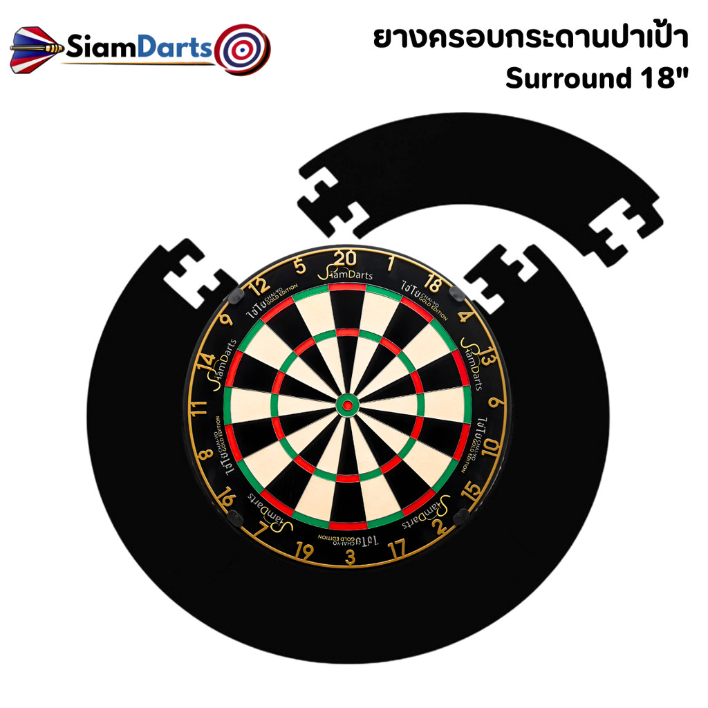 ยางครอบกระดานปาเป้า Siamdarts Jigsaw Dartboard Surround 18" หนา 2cm