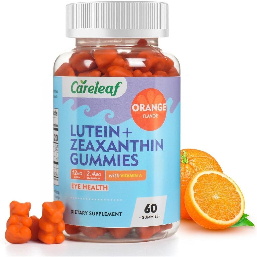 อาหารเสริมวีแกน Lutein และ Zeaxanthin, Lutein สําหรับดวงตาด้วย Zeaxanthin & Vitamin A, Lutein Gummie