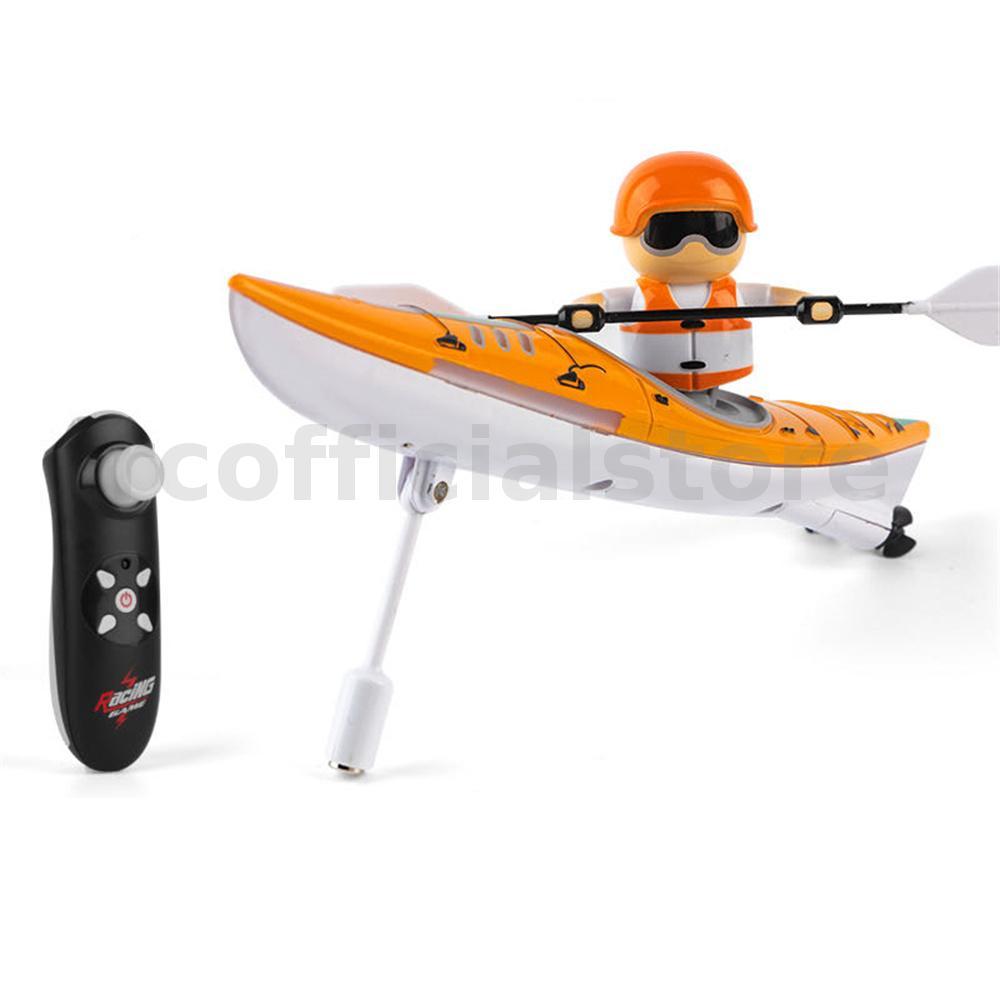 HC 810 RTR 2.4G RC เรือที่มีสีสัน Paddle รีโมทคอนโทรลพายเรือไฟ LED 360 ขับรถ Dual โหมดกันน้ําเรือใต้