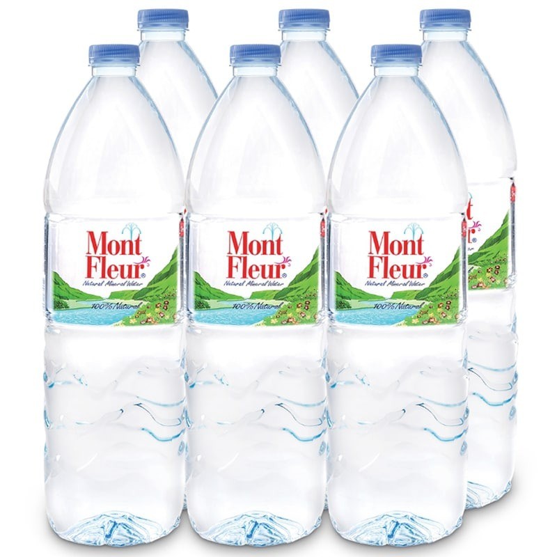มองต์เฟลอน้ำแร่ 1ลิตร แพค 6 Mont Fleur Mineral Water 1ltr. Pack 6 [หมายเลขบาร์โค้ด 8851530150039 ]