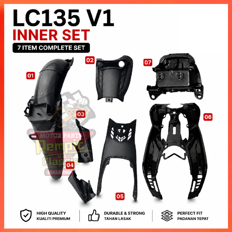 REMPIT LC135 V1 Inner Set M-seki HLD (7 ตัว)