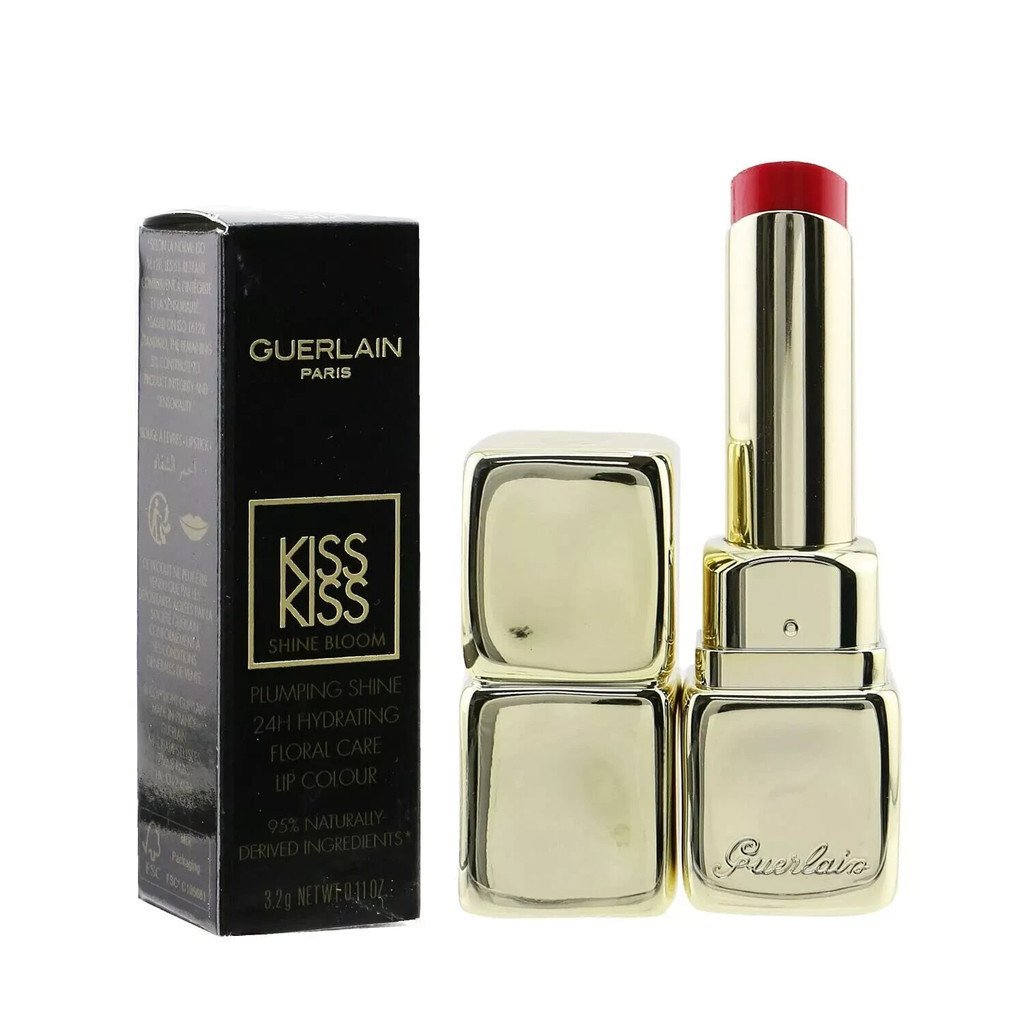 Guerlain KissKiss Shine Bloom Lipstick Balm ~ Kiss To Say #521 - ใหม่ในกล่อง