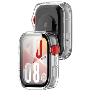 กระจกนิรภัยป้องกันหน้าจอสําหรับ Huawei Watch Fit 5 Pro กรอบกันชนสําหรับ Huawei Watch Fit 5 Hard PC กรณี