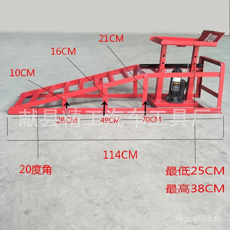 Ramp เครื่องมือซ่อมรถยนต์ Lift Maintenance Ramp Car Repair Barrier-Free Wear-Resistant Car Repair Ra