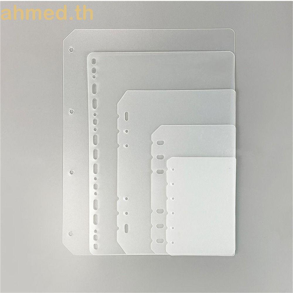 AHMED Loose-leaf Divider Notebook Accessories 2 ชิ้น Universal Board Page A5 A6 A7 B5 A4 Planner Sep