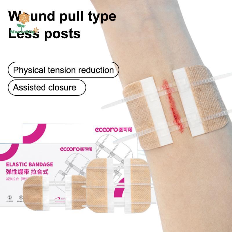 LILY Medical Elastic Strap Zipper Tie Wound ปิด Patch เทปกาว Wound Fast ไม่มีเย็บซิปเทปผิว Wound Dre