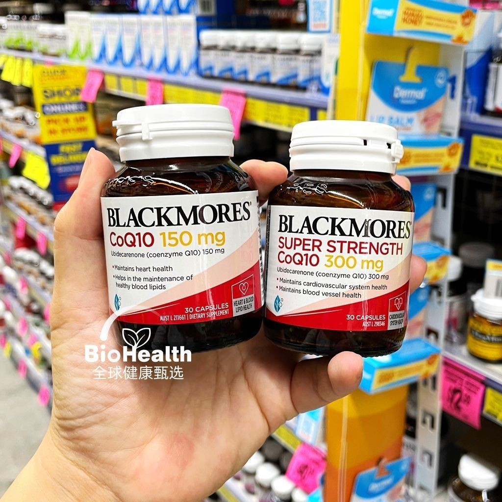 Black Mores Australia Blackmores Q10 Coenzyme Oxidation Type 300mg Soft Capsule 150mg Heart Protecti