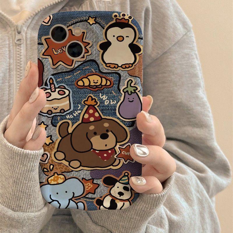 Party Dog Soft Case Samsung A07 A17 A15 A16 A12 A13 A71 A22 A32 A52 A51 A31 A33 A55 A56 A35 A04 A03 