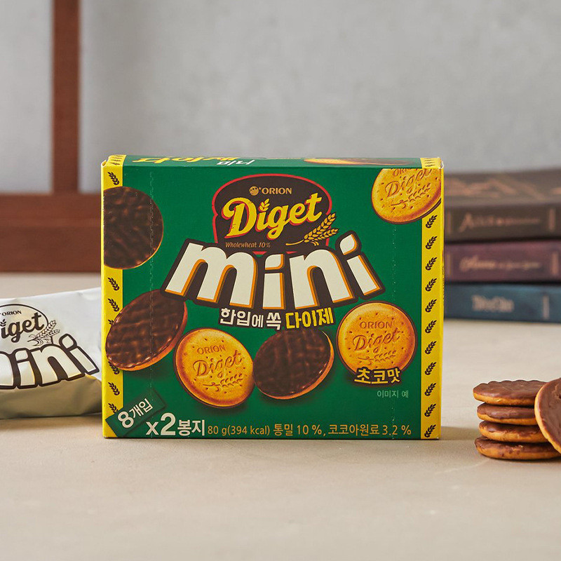 ORION ORION Mini Chocolate Digestive Biscuits 80g Office Casual Snacks Snacks6660420