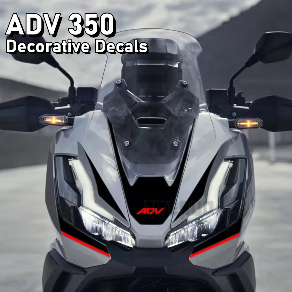 LQ สําหรับHONDA ADV350 ADV 350 2025 ตกแต่งDecals ADV350 ชุดสติกเกอร์หัวสติกเกอร์ตกแต่งADV 350 สติกเก